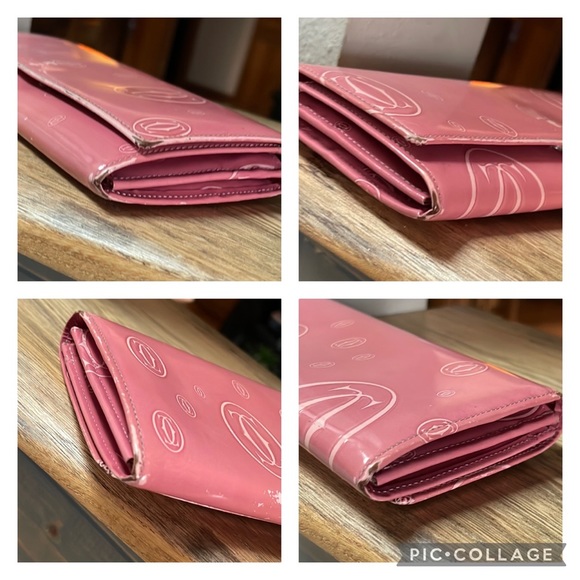 Authentic Cartier Pink Patent Wallet - Picture 15 of 16